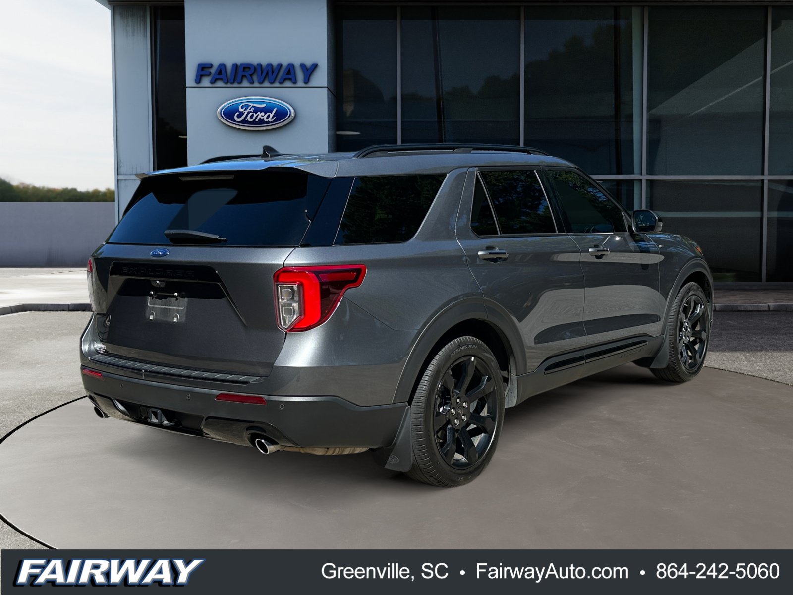 Used 2022 Ford Explorer ST-Line w/ Class IV Trailer Tow Package RWD image 7