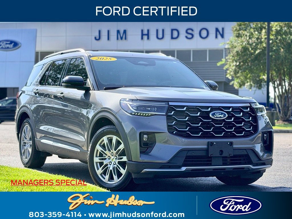 Certified 2025 Ford Explorer Platinum RWD image 1