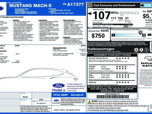 Used 2025 Ford Mustang Mach-E Select image 7