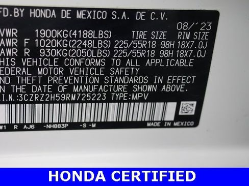 Certified 2024 Honda HR-V Sport image 28