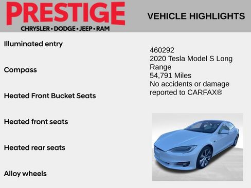 Used 2020 Tesla Model S Long Range AWD/4WD image 4