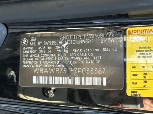 Used 2007 BMW 335i Coupe RWD image 28