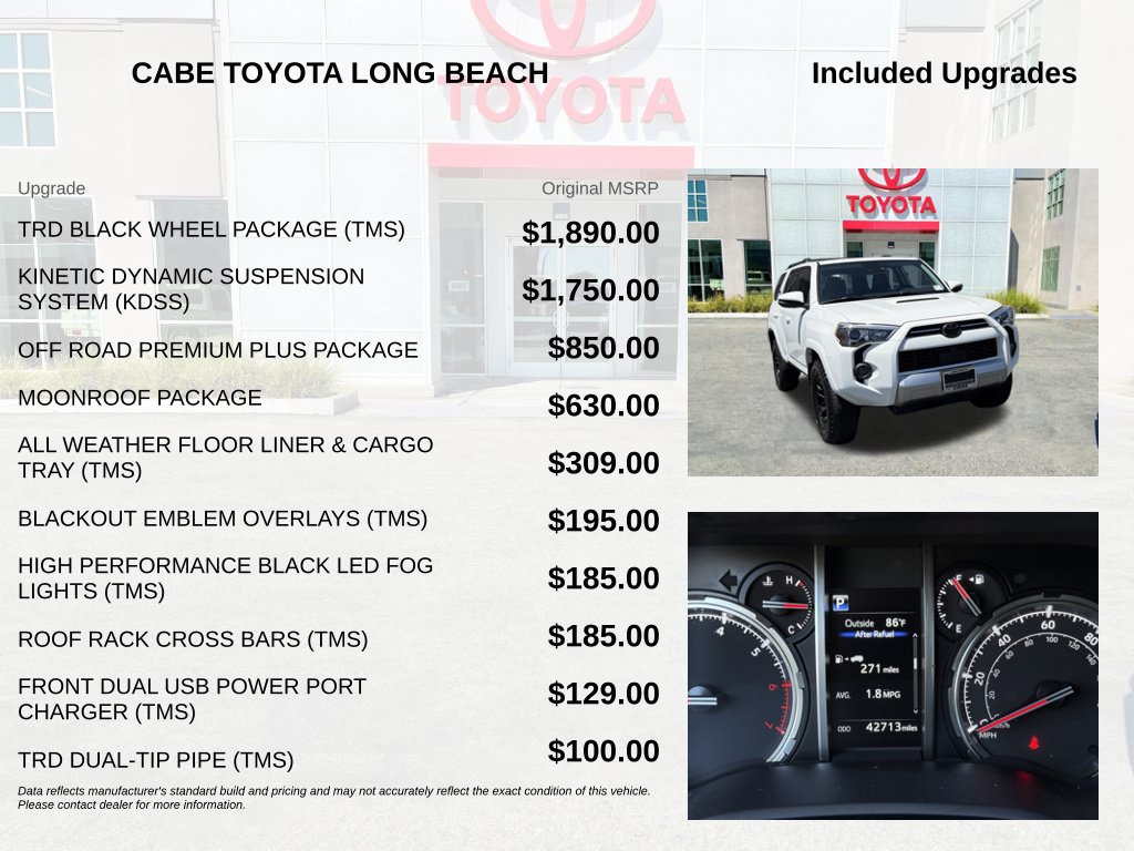 Used 2024 Toyota 4Runner TRD Off-Road Premium w/ TRD Black Wheel Package (TMS) AWD/4WD image 5