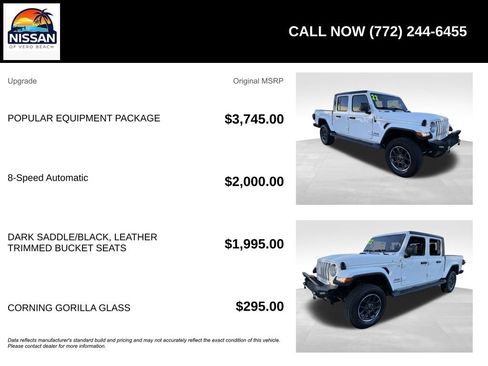 Used 2022 Jeep Gladiator Overland w/ Popular Equipment Package image 6