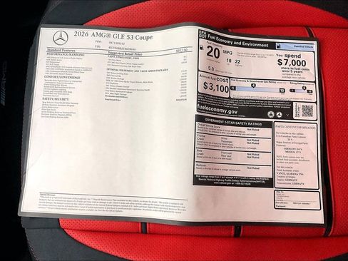 New 2026 Mercedes-Benz GLE 53 AMG 4MATIC Coupe image 19