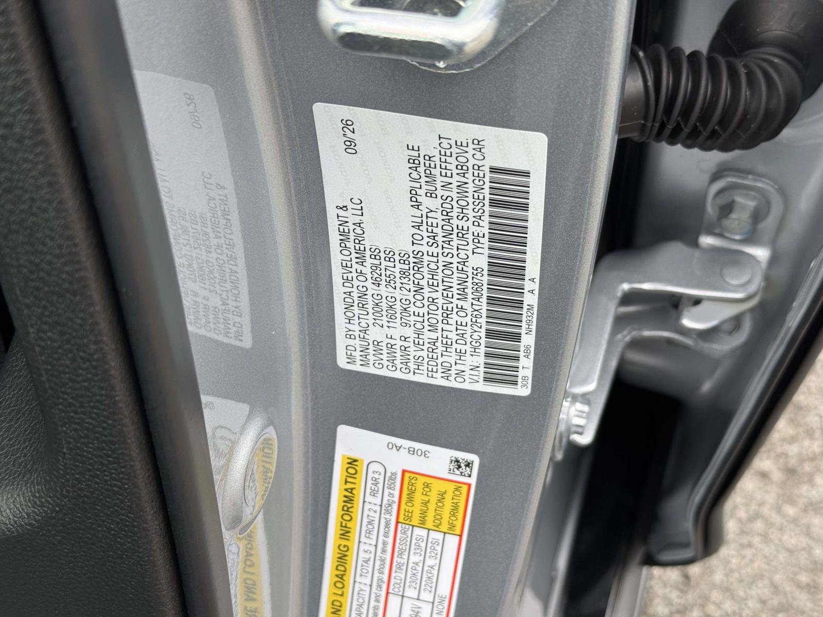 New 2026 Honda Accord Hybrid EX-L image 20