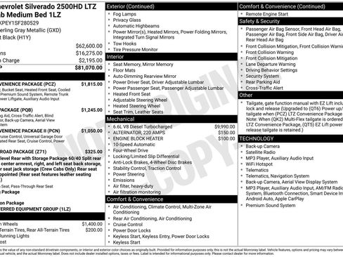 Used 2025 Chevrolet Silverado 2500 LTZ w/ LTZ Convenience Package AWD/4WD image 6