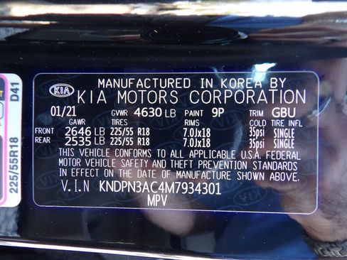 Used 2021 Kia Sportage EX w/ EX Technology Package image 30