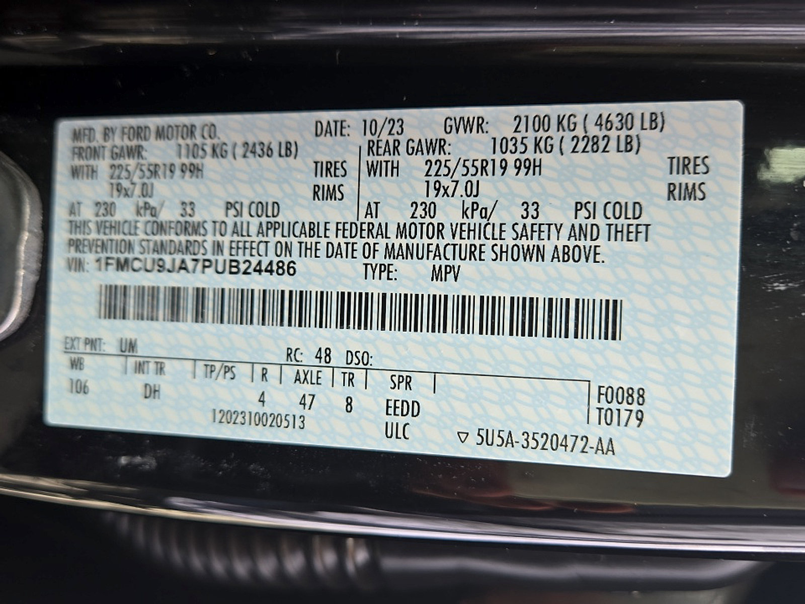 Used 2023 Ford Escape Platinum w/ Premium Technology Package AWD/4WD image 25