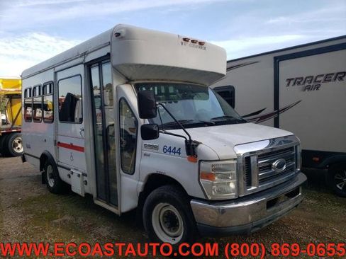 Used 2011 Ford E-350 and Econoline 350 Super Duty w/ Shuttle Bus Prep Pkg image 1