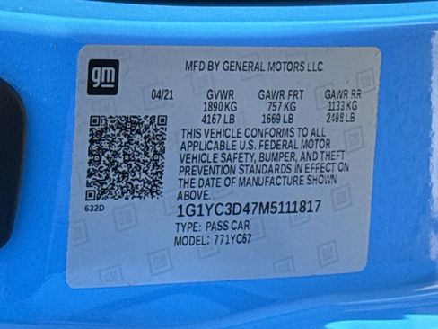 Used 2021 Chevrolet Corvette Stingray Premium Conv w/ Z51 Performance Package image 33