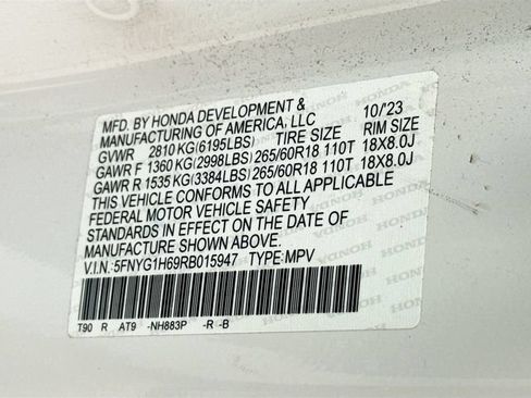 Certified 2024 Honda Pilot TrailSport image 38