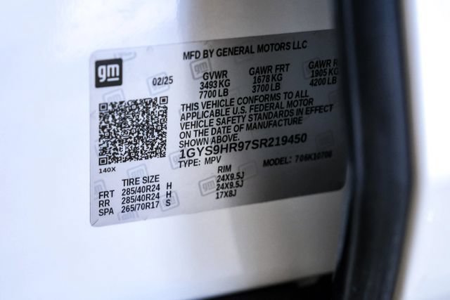 Used 2025 Cadillac Escalade V w/ LPO, Floor Liner Package AWD/4WD image 60