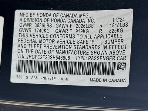 Used 2025 Honda Civic LX image 12