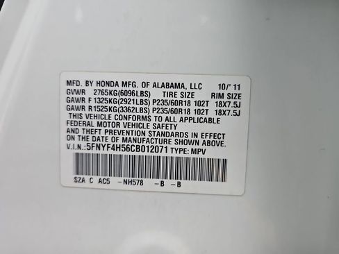 Used 2012 Honda Pilot EX-L image 37