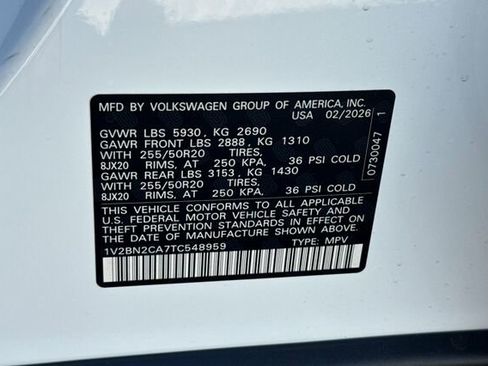 New 2026 Volkswagen Atlas SEL AWD/4WD image 29