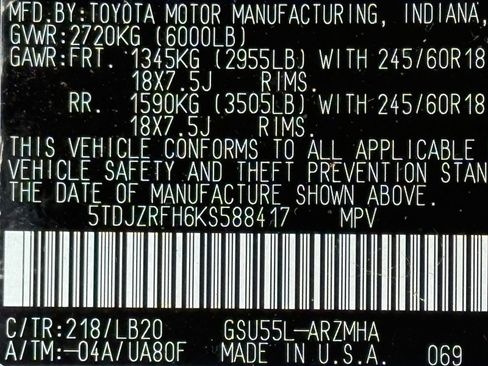 Used 2019 Toyota Highlander XLE AWD/4WD image 52