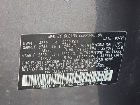 Used 2020 Subaru Outback Limited image 26