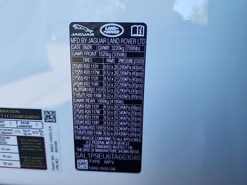 New 2026 Land Rover Range Rover Sport SE AWD/4WD image 29