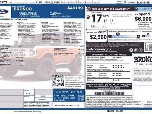 New 2026 Ford Bronco Stroppe Edition image 7