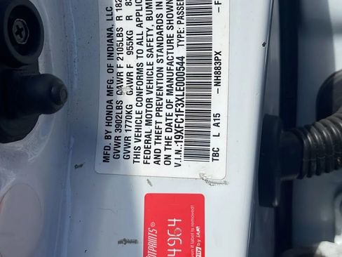 Used 2020 Honda Civic EX image 31