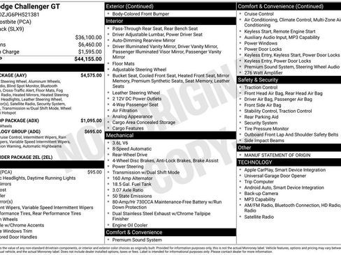 Used 2023 Dodge Challenger GT w/ Plus Package RWD image 26