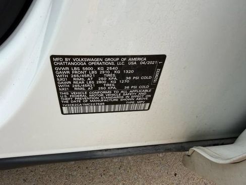 Used 2021 Volkswagen Atlas Cross Sport SEL R-Line FWD image 24