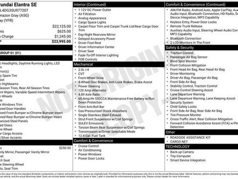 Certified 2025 Hyundai Elantra SE FWD image 3