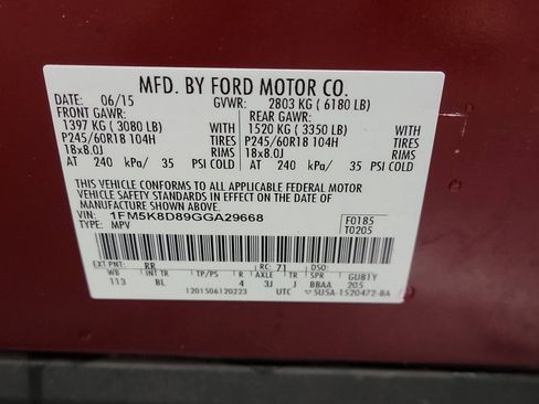 Used 2016 Ford Explorer XLT w/ Equipment Group 202A image 33
