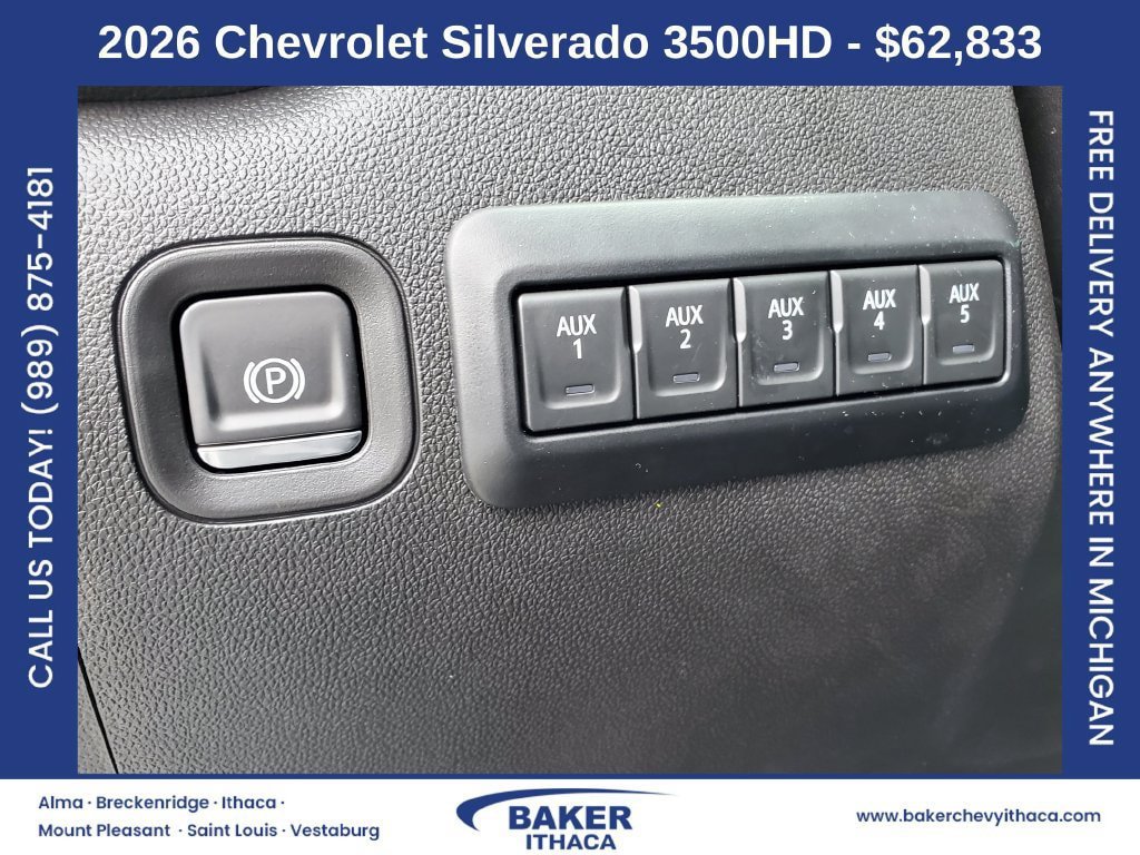 New 2026 Chevrolet Silverado 3500 W/T w/ WT Convenience Package AWD/4WD image 11