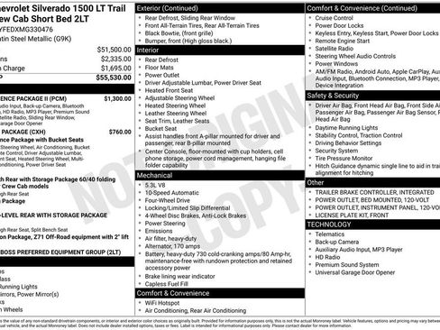 Used 2021 Chevrolet Silverado 1500 LT Trail Boss w/ Convenience Package II image 5