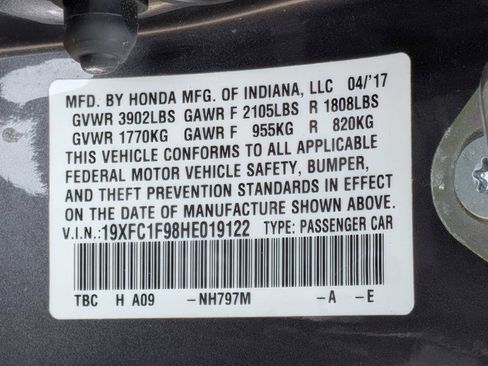 Used 2017 Honda Civic Touring image 37