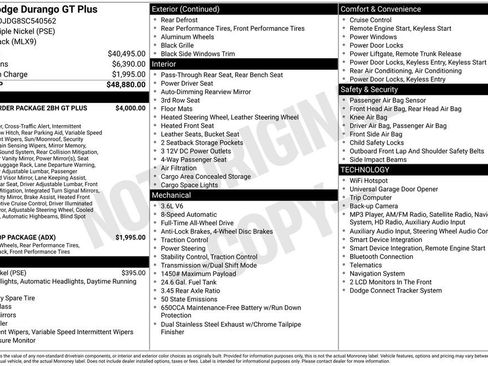 Used 2025 Dodge Durango GT AWD/4WD image 37
