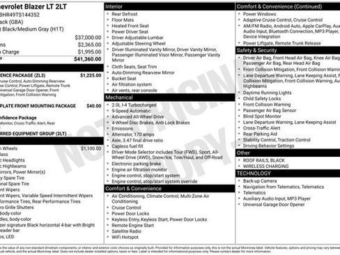 New 2026 Chevrolet Blazer LT w/ Convenience Package AWD/4WD image 2