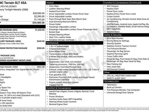 Used 2019 GMC Terrain SLT w/ Preferred Package image 41