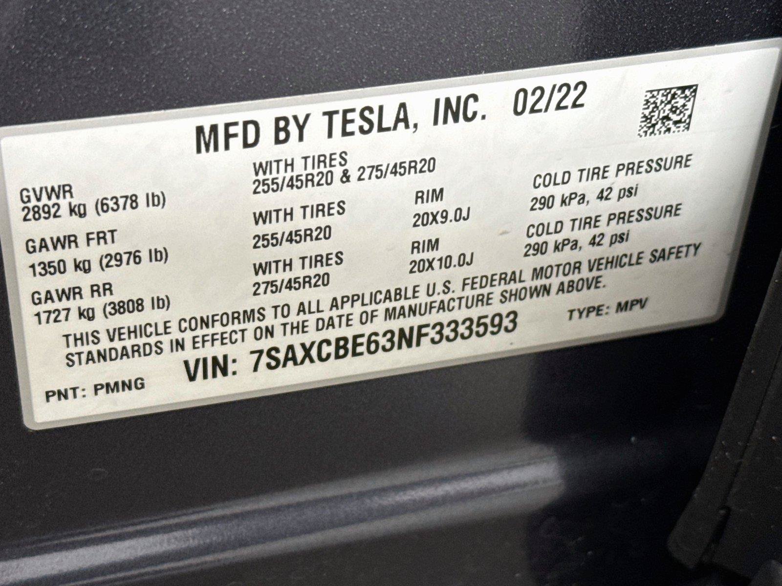 Used 2022 Tesla Model X Plaid AWD/4WD image 15