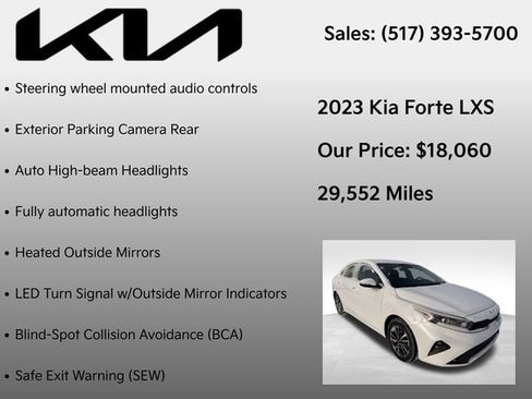 Used 2023 Kia Forte LXS w/ LXS Technology Package image 10