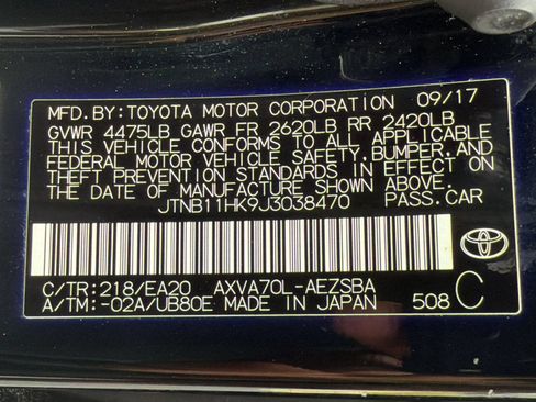 Used 2018 Toyota Camry SE FWD image 23