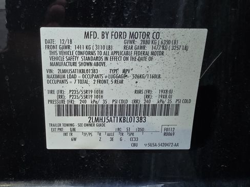 Used 2019 Lincoln MKT AWD image 35