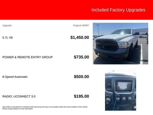 Used 2019 RAM 1500 Tradesman w/ Power & Remote Entry Group RWD image 4