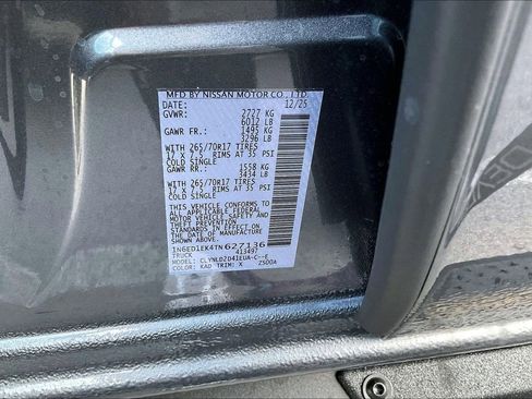 New 2026 Nissan Frontier PRO-4X w/ Pro-4x Convenience Package image 44