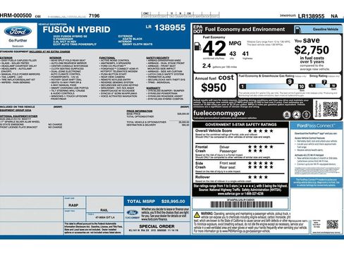 Used 2020 Ford Fusion SE image 9