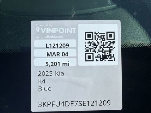 Certified 2025 Kia K4 EX image 8