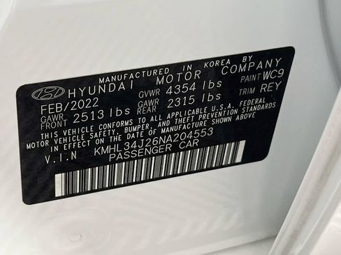Certified 2022 Hyundai Sonata Limited w/ Cargo Package FWD image 29