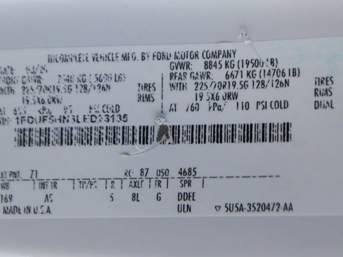 Used 2020 Ford F550 4x4 Regular Cab Super Duty image 56