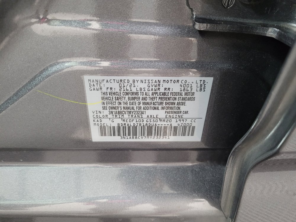 Used 2021 Nissan Sentra SV FWD image 33