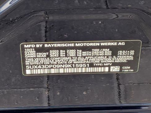 Used 2022 BMW X3 sDrive30i w/ M Sport Package image 26