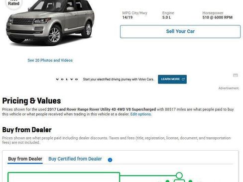 Used 2017 Land Rover Range Rover Supercharged image 15