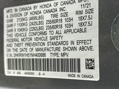 Used 2022 Honda CR-V EX image 12