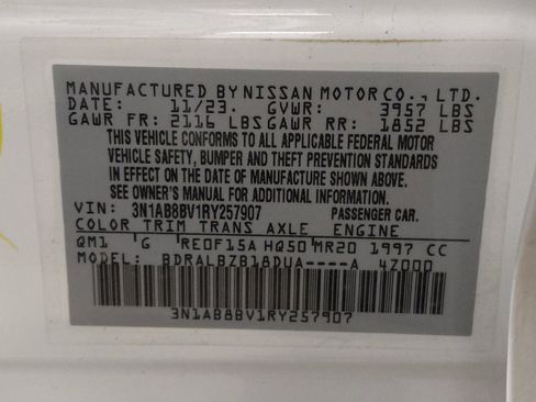 Used 2024 Nissan Sentra S FWD image 33